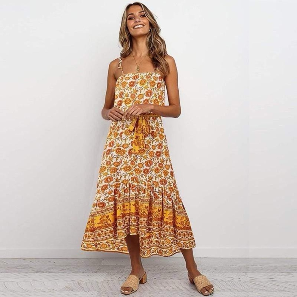 Petal and Pup midi shift dress with belt